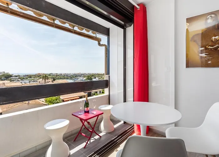 Vue Panoramique, Piscine Port Venus Village Naturiste Apartamento Agde